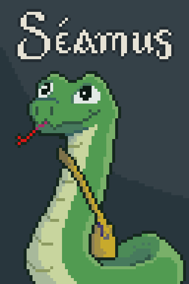 Pixel art poster art of a new series created by Myk Klemme